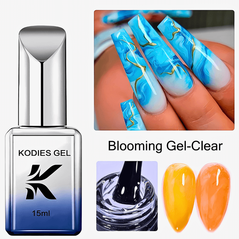 15ML Clear Blooming Gel Nail Polish