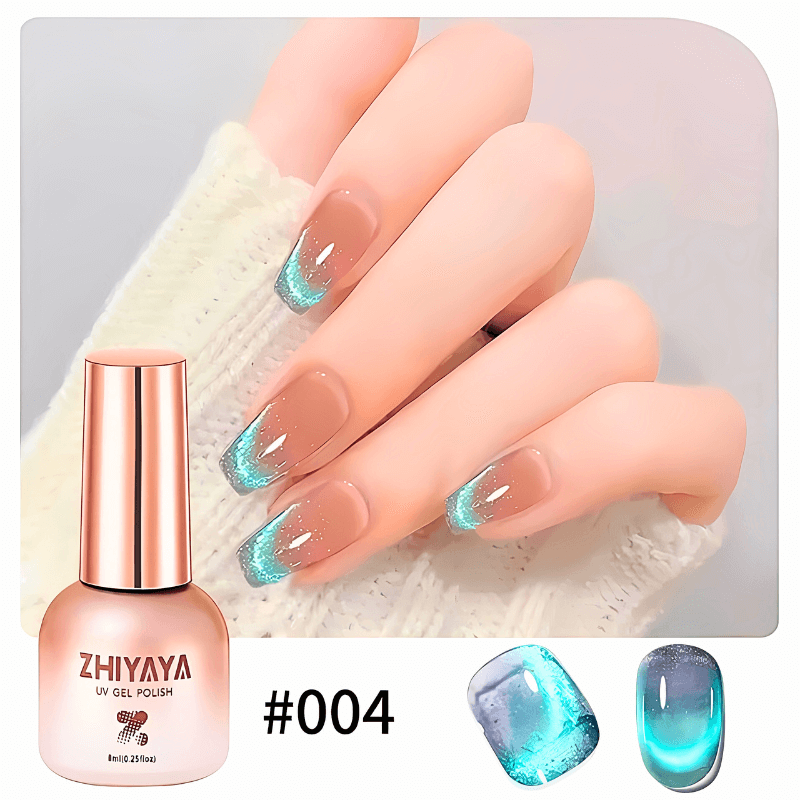 8ml  Dynamic Rainbow Reflective Magnetic Gel Nail Polish