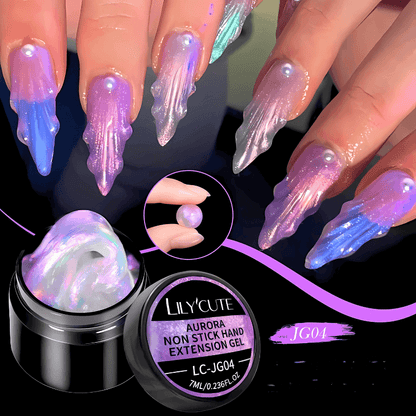 Aurora Non-Stick Hand Solid Extension Nail Gel Polish