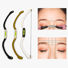 Load image into Gallery viewer, Bow type horizontal measuring eyebrow ruler
