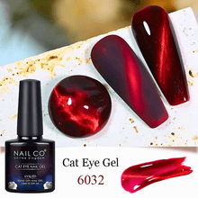 Load image into Gallery viewer, Transparent Crystal Cat Eye Magnetic Gel Polish
