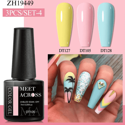 3Pcs Complementary Color Nail Polish sets