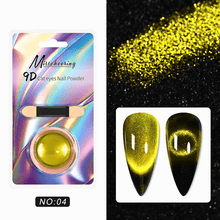 Load image into Gallery viewer, 9D Glitter Cat&#39;s Eye Magnetic Nail Powder
