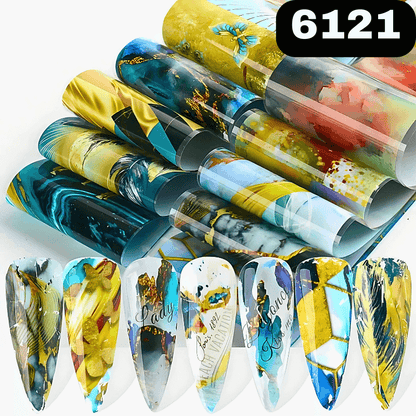 10pcs Camouflage Stickers for Nails