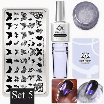 Nail Art Stamping Kit