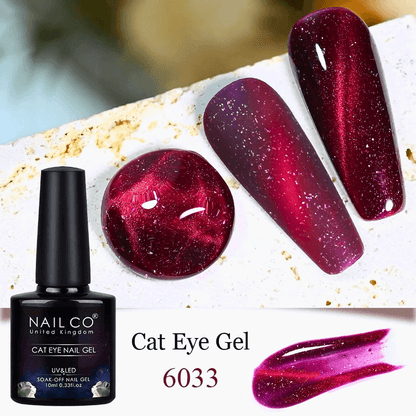 Transparent Crystal Cat Eye Magnetic Gel Polish