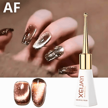 Load image into Gallery viewer, Reflective Glitter Magnetic Cat Eye Gel Polish
