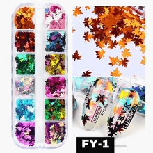 Load image into Gallery viewer, Nail Glitter - Nail Sequins 12 Grid Combo Palettes
