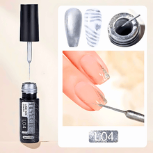 Load image into Gallery viewer, Ultra Shine  Metallic Liner Gel Nail Polish  (Rose Gold/ Silver / Champagne Gold)
