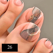 Load image into Gallery viewer, 24pcs Summer  Press on False Toe Nails
