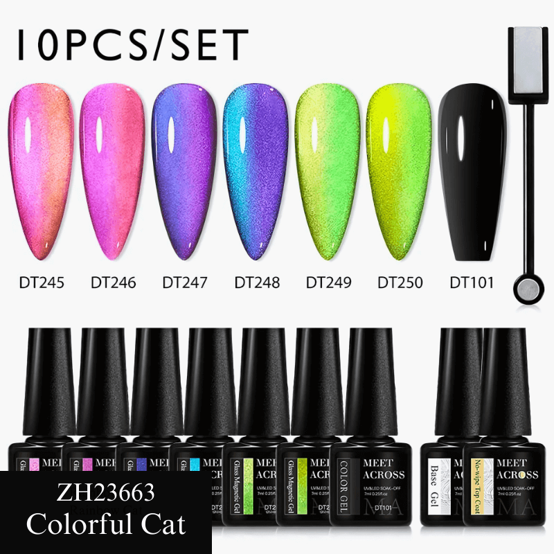 7ml Cat Magnetic Gel Nail Polish Set