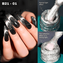 Load image into Gallery viewer, 15ml 9D Galaxy Shiny Magnetic Gel Polish
