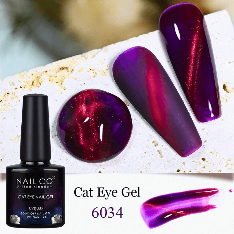 Transparent Crystal Cat Eye Magnetic Gel Polish