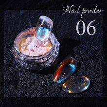 Load image into Gallery viewer, Aurora Ice Transparent Laser Chrome Nail Powder
