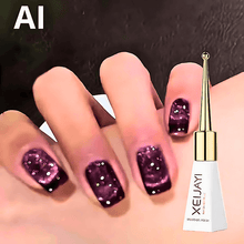 Load image into Gallery viewer, Reflective Glitter Magnetic Cat Eye Gel Polish
