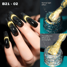 Load image into Gallery viewer, 15ml 9D Galaxy Shiny Magnetic Gel Polish
