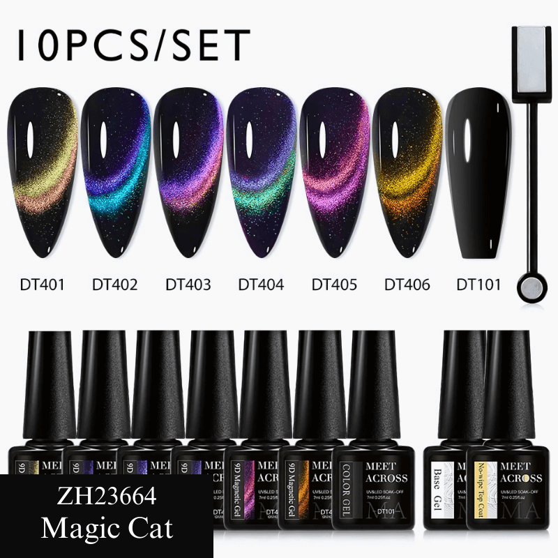 7ml Cat Magnetic Gel Nail Polish Set