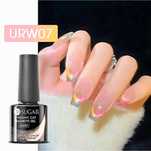 Load image into Gallery viewer, 7ml Rainbow Crystal Double Light Cat Magnetic Gel
