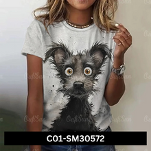 Load image into Gallery viewer, Women&#39;s Summer Funny Animal 3d Print T-Shirts
