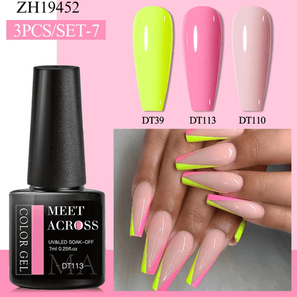 3Pcs Complementary Color Nail Polish sets