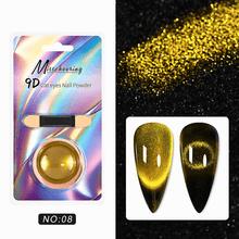 Load image into Gallery viewer, 9D Glitter Cat&#39;s Eye Magnetic Nail Powder
