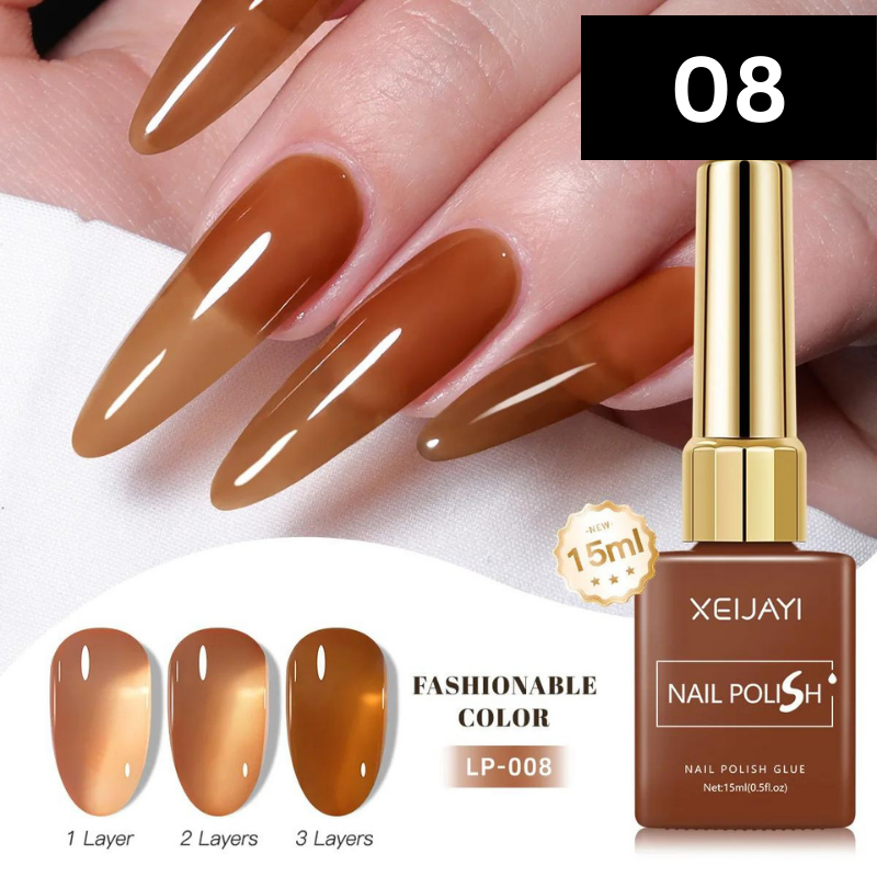 60 Colors Nude Gel Art Nail Polish