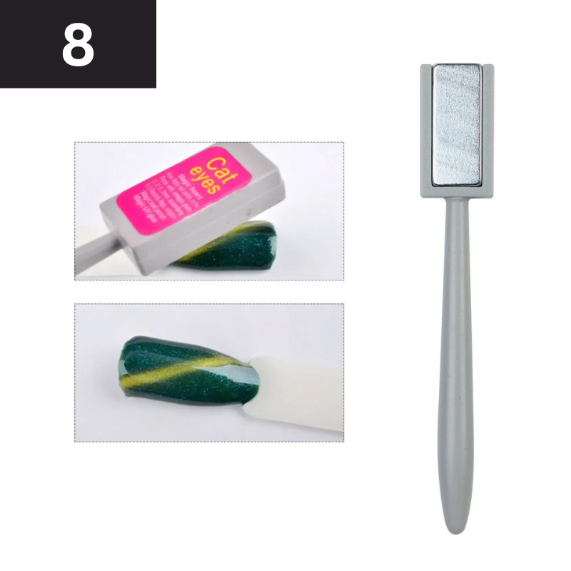 1Pcs Cat's Eye Magnet Nail Magnet Tools