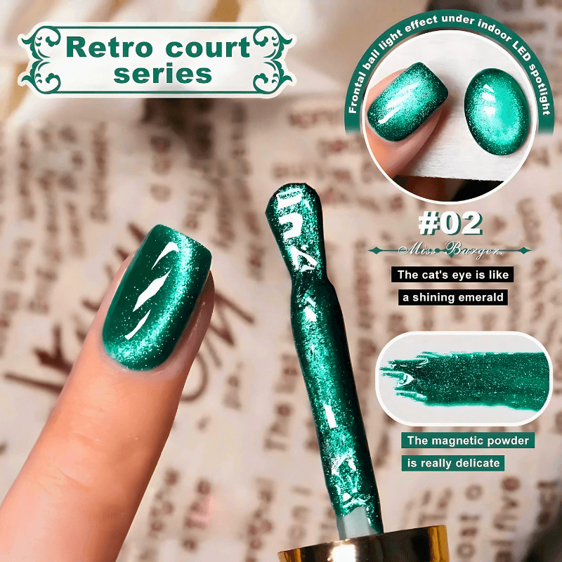 Palace Retro Crystal Cat Eyes Gel Polish