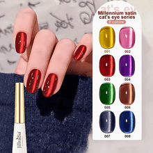 Load image into Gallery viewer, Millennium Satin Cat Eye Glitter Gel Polish
