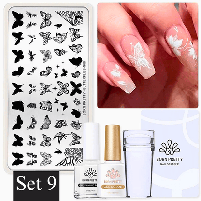 Nail Art Stamping Kit