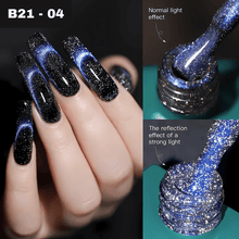 Load image into Gallery viewer, 15ml 9D Galaxy Shiny Magnetic Gel Polish
