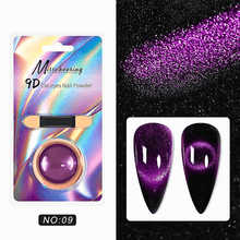 Load image into Gallery viewer, 9D Glitter Cat&#39;s Eye Magnetic Nail Powder
