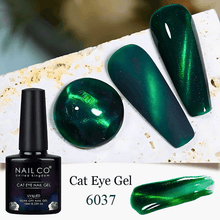 Load image into Gallery viewer, Transparent Crystal Cat Eye Magnetic Gel Polish
