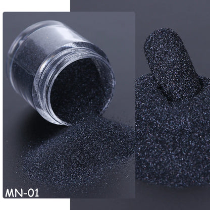 Black / White Nail Sugar Powder