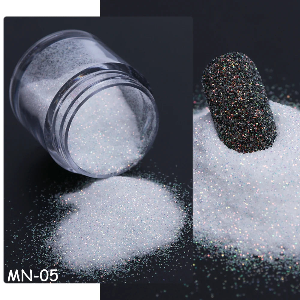 Black / White Nail Sugar Powder