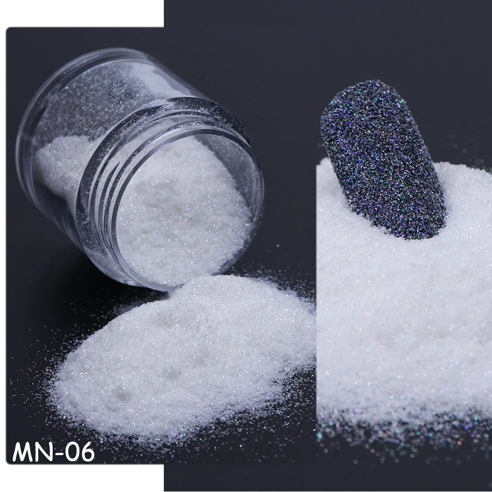 Black / White Nail Sugar Powder