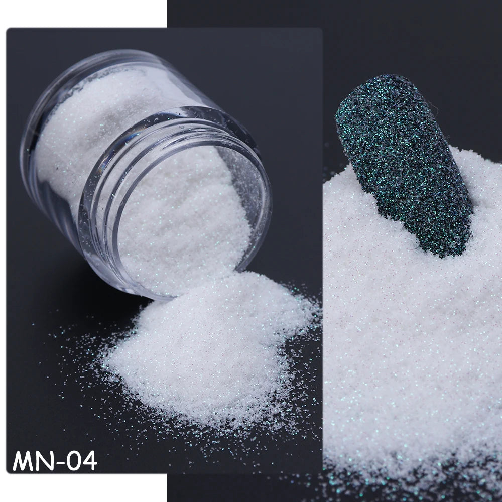 Black / White Nail Sugar Powder