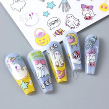 Load image into Gallery viewer, 3D Halloween Nail Art Stickers
