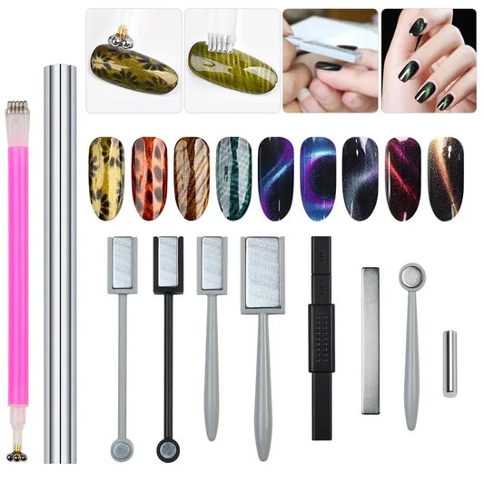 1Pcs Cat's Eye Magnet Nail Magnet Tools