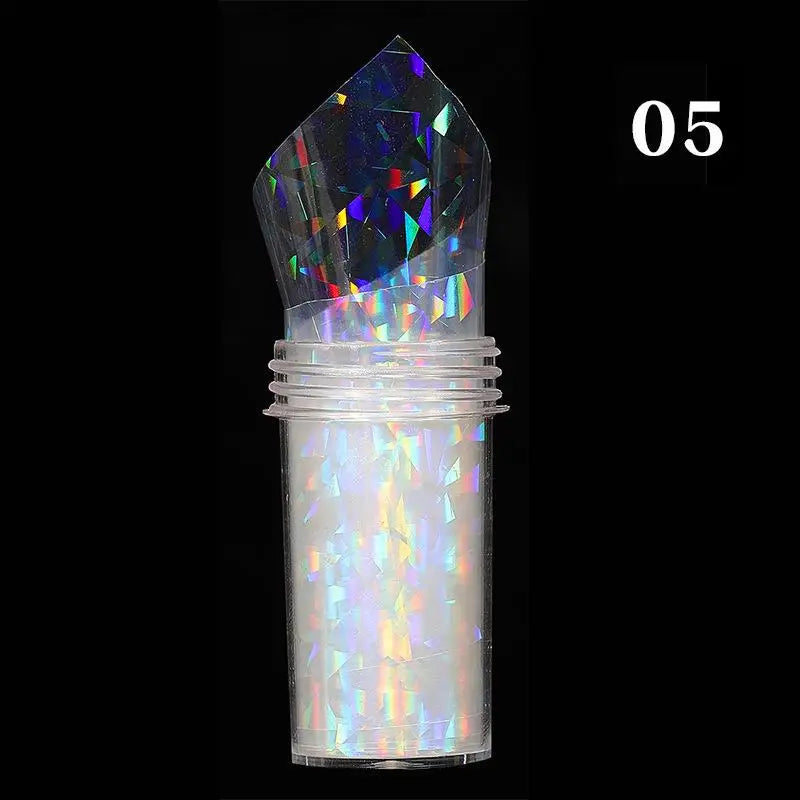 4x100cm  Aurora Holographic Nail Transfer Decals