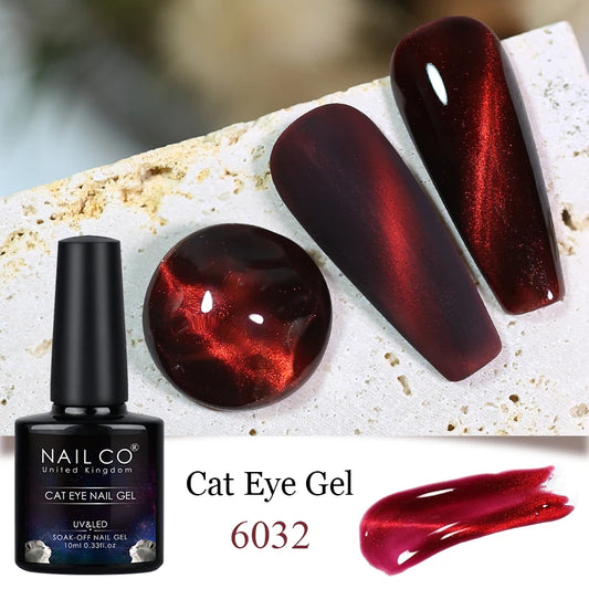 Transparent Crystal Cat Eye  Magnetic Gel Polish