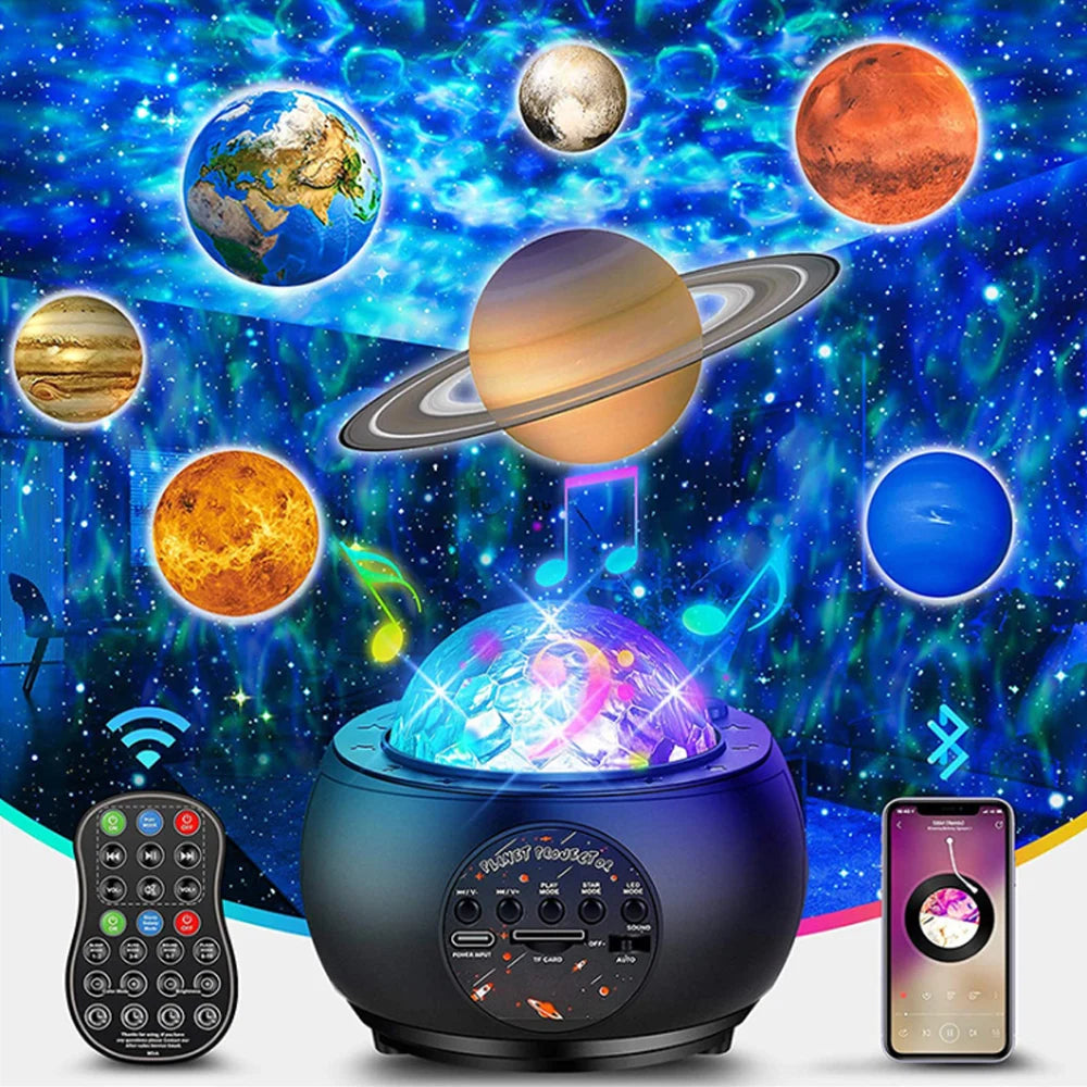 Star Galaxy Projector w/ Bluetooth and Planet Collection