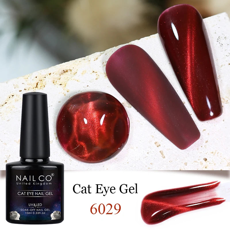 Transparent Crystal Cat Eye  Magnetic Gel Polish