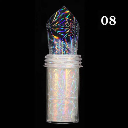 4x100cm  Aurora Holographic Nail Transfer Decals