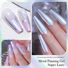 Load image into Gallery viewer, Super Laser Metallic Painting Gel Nail Polish
