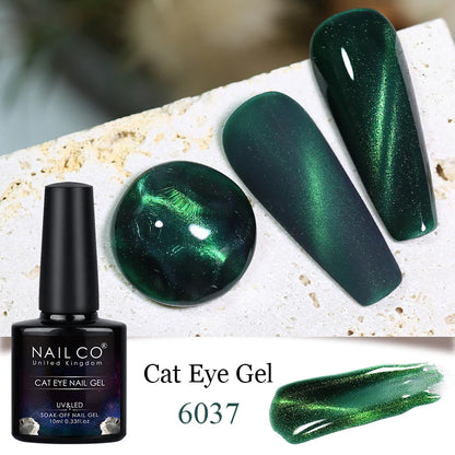 Transparent Crystal Cat Eye  Magnetic Gel Polish