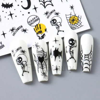 3D Halloween Nail Art Stickers