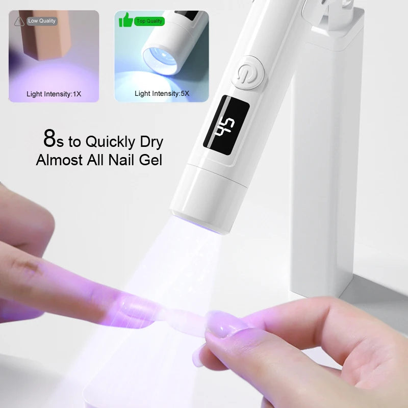 Portable Rechargeable Mini UV Led Lamp for Nails