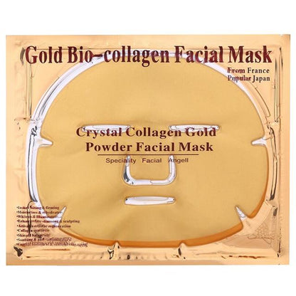 10PCS Gold Bio Collagen Facial Mask - bellasonlinestore22